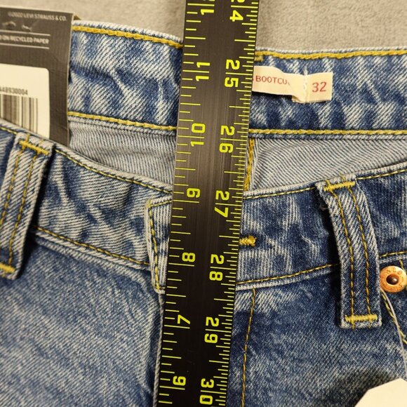 NWT Levi's jeans Noughties Boot cut women's 32 stonewash blue red tab Y2K - Picture 5 of 14